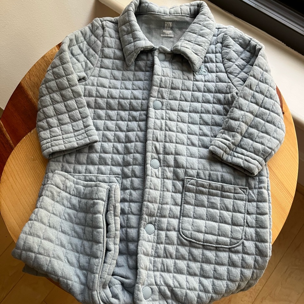 Quilted Gray Kids Pajamas